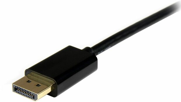 Mini DisplayPort naar DisplayPort kabel M/M (1 meter, zwart)