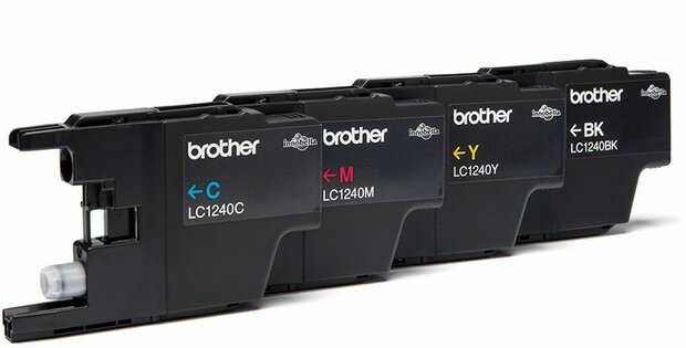 LC1240 inkjetcartridges valuepack (zwart, cyaan, magenta en geel)
