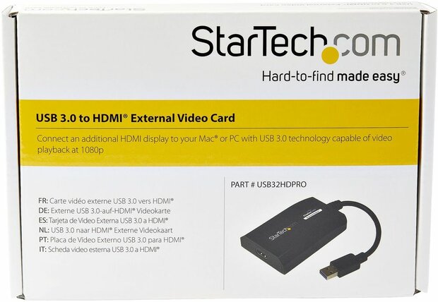 USB 3.0 naar HDMI External Multi Monitor Video Graphics Adapter (HD 1080p)