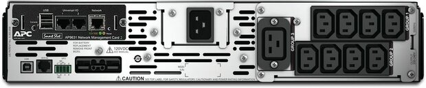 SMX3000RMHV2UNC Smart-UPS X (3000 VA, Rack/Tower, LCD, 2700 Watt, 3000 VA, Ethernet 10/100, RS-232, 9 output connectors, 2U)