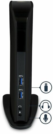 Universal Laptop USB 3.0 Docking Station (DVI, HDMI, audio, RJ45)