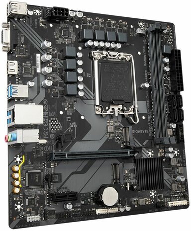 Socket 1700 : B760M H DDR4 (M.2, HDMI, VGA, mATX)