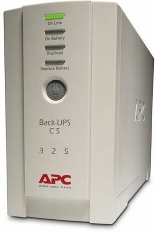BK325I Back-UPS CS 325 UPS (210 Watt, 350 VA, 4 output connectors)