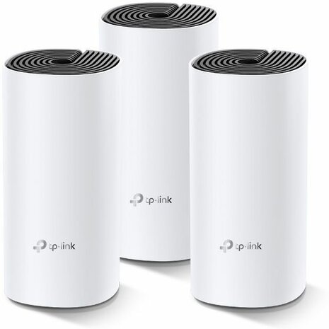 Deco M4 Wi-Fi system (3 routers, mesh, GBLAN, 802.11a/b/g/n/ac, dual band)