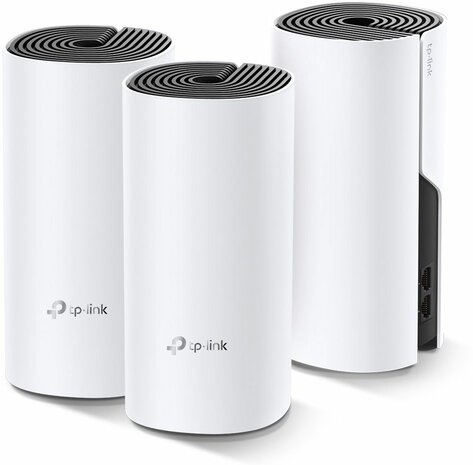 Deco M4 Wi-Fi system (3 routers, mesh, GBLAN, 802.11a/b/g/n/ac, dual band)