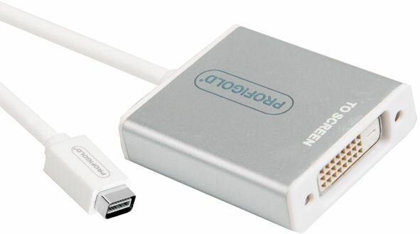 Mini DisplayPort to DVI Adapter  (0,2 meter, wit)