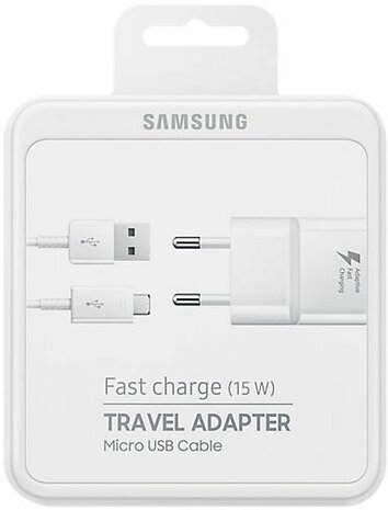 EP-TA20EWEU Fast Charge Adapter (micro-USB, 15 Watt)
