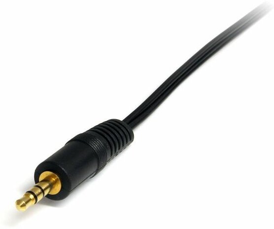 Stereo audiokabel 3,5 mm M naar 2 x RCA M (90 cm, zwart)