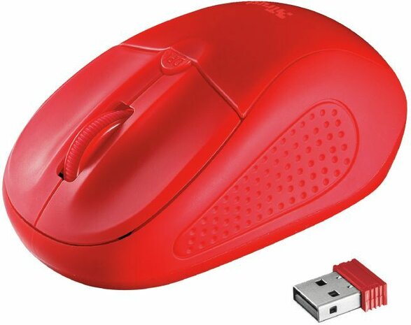 Primo Wireless Mouse (rood)