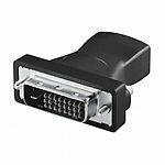 Adapter HDMI F naar DVI-D M (gold plated)