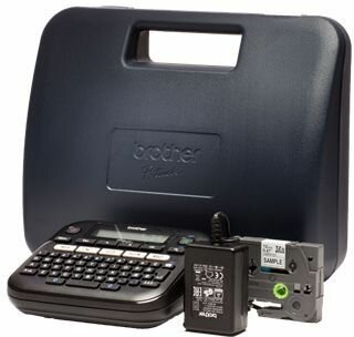 P-Touch PT-D210VP Labelmaker (monochrome, thermal transfer, rol 1,2 cm, 180 dpi, 20 mm/sec, 2 line printing)