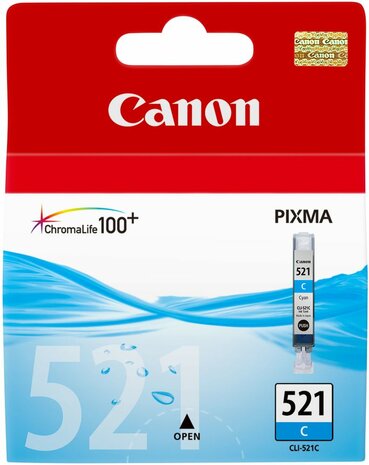 CLI-521 inkjetcartridge cyaan (9 ml)