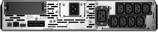 SMX2200RMHV2U Smart-UPS X (2200 VA, Rack/Tower, LCD, 1980 Watt, 2200 VA, RS-232, USB, 9 output connectors, 2U)