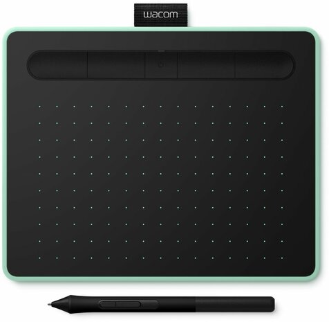 Intuos S Bluetooth Tablet (2540 lpi, 152 x 95 mm, 0,25 mm, 7&quot;, zwart/groen)