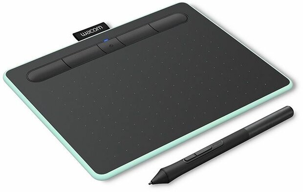 Intuos S Bluetooth Tablet (2540 lpi, 152 x 95 mm, 0,25 mm, 7&quot;, zwart/groen)