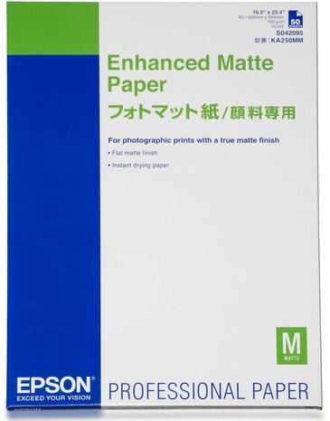 S042095 Enhanced Matte Paper (A2, 25 vellen)