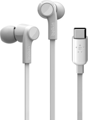Rockstar Earphones (met micro, in-ear, USB-C, noise isolating, wit)