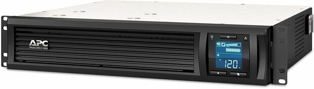 Smart-UPS C 1000VA 2U LCD UPS, rack-mountable, 600 Watt, 1000 VA, RS-232, USB, 6 output connectors, 2U, zwart