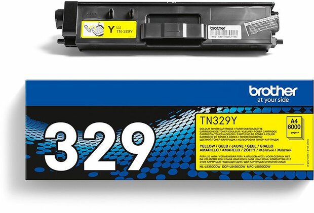 TN-329Y toner geel (6.000 afdrukken)
