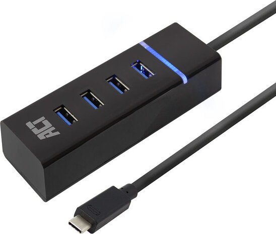 Hub : USB-C (4 x USB 3.2 Gen 1)