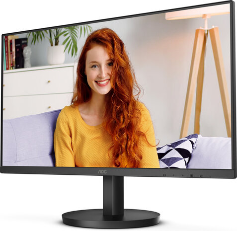 Basic-line 24B3HMA2 LED 24&quot;, 1920 x 1080 Full HD 100 Hz, 4000:1, 1 ms, HDMI, VGA, speakers, zwart