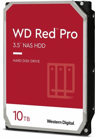10.000 GB WD102KFBX Red Pro (256 MB cache, SATA 6 GB/s, 7200 rpm)