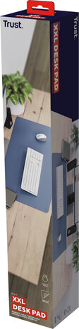 Benya XXL Deskpad (blauw, 900 mm x 430 mm)