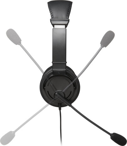 Hi-Fi Headset (on-ear, USB, zwart)