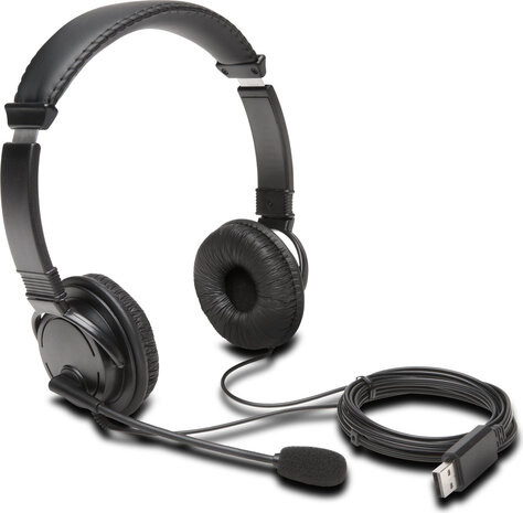 Hi-Fi Headset (on-ear, USB, zwart)