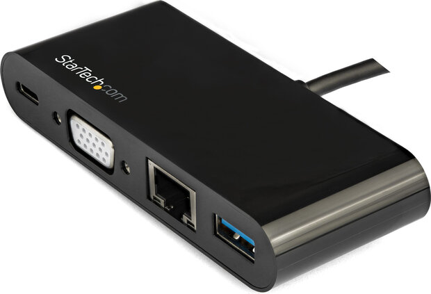 USB-C naar VGA Multiport Adapter (GBLAN, docking)
