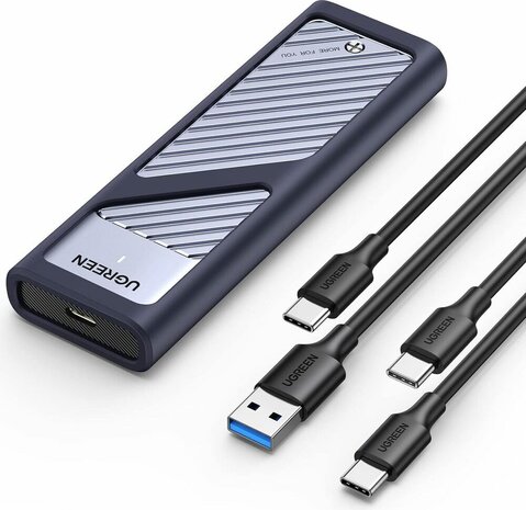 M.2 NVMe SSD Drive Enclosure (10 Gbps, USB-C)