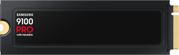 1000 GB MZ-VAP1T0 9100 Pro SSD (met heatsink, M.2 2280, PCI Express 5.0 x4 NVMe, 256-bit AES, TCG Opal Encryption 2.0, zwart)