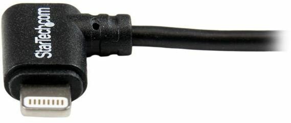 Hoekse Lightning USB-kabel (2 meter, zwart)