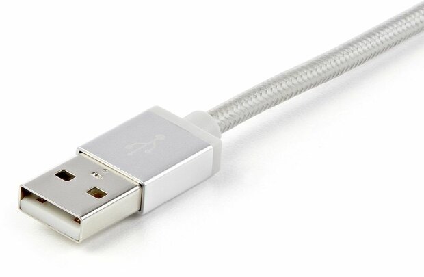 USB Multi Charger kabel : Lightning, USB-C en Micro-B