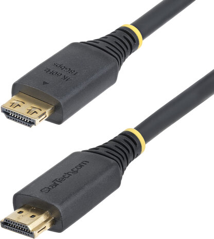 HDMI2-CABLE-GRIP-15F High Speed HDMI Cable M/M (met grippingconnectors, 4K 60Hz, 4,5 m, shielded, zwart)