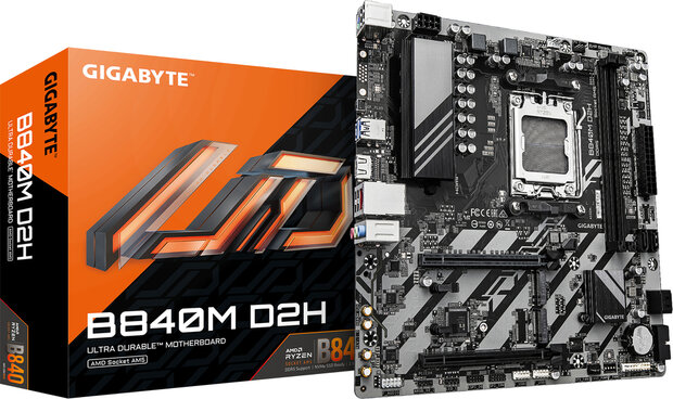 Socket AM5 : B840M-D2H (DDR5, M.2, HDMI, mATX)