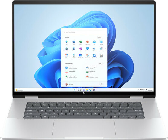 Envy x360 16-ac0055nb (flip design, Intel Core Ultra 7-155U, Windows 11 Home, Intel Graphics, 16 GB RAM, 1000 GB SSD NVMe, 16&quot; OLED touchscreen 2880 x 1800 120 Hz, Wi-Fi 7, Bluetooth, zilver, Azerty)