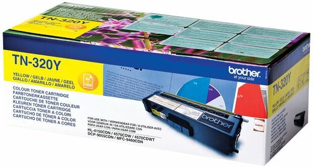 TN-320Y toner geel (1500 afdrukken)