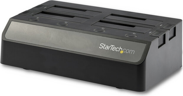 SDOCK4U313 4 Bay SATA HDD Docking Station (voor 2,5&quot;, 3,5&quot; SSD en HDD, USB 3.1, USB-C)