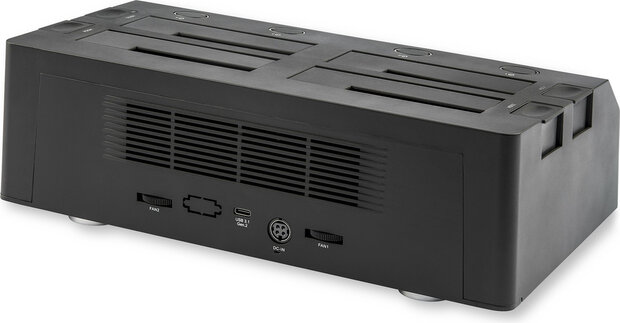 SDOCK4U313 4 Bay SATA HDD Docking Station (voor 2,5&quot;, 3,5&quot; SSD en HDD, USB 3.1, USB-C)