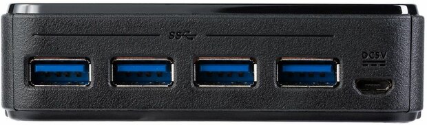 HBS304A24A USB 3.0 Peripheral Sharing Switch (4 USB 3.0 x 4 computers)