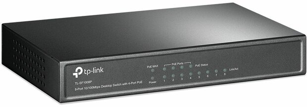 TL-SF1008P Switch (8 poorten, power over Ethernet)