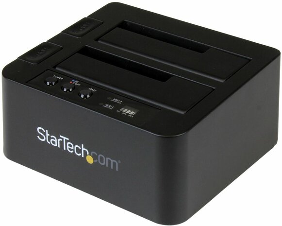 USB 3.1 Standalone Duplicator Dock voor 2,5&quot; en 3,5&quot; SATA SSD/HDD schijven (Fast-Speed Duplication)
