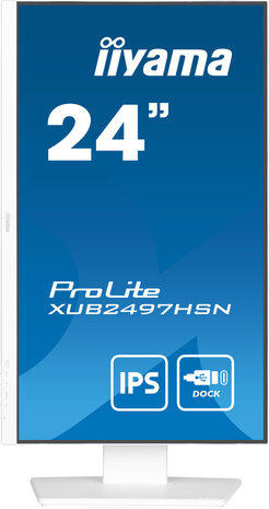 ProLite XUB2497HSN-W1 LED 24&quot;, 1920 x 1080 Full HD, 100 Hz, IPS, 1300:1, 1 ms, HDMI, DisplayPort, speakers, wit, mat