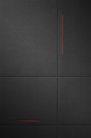 Airglow LP sleeve (15,6&quot;, zwart/rood)