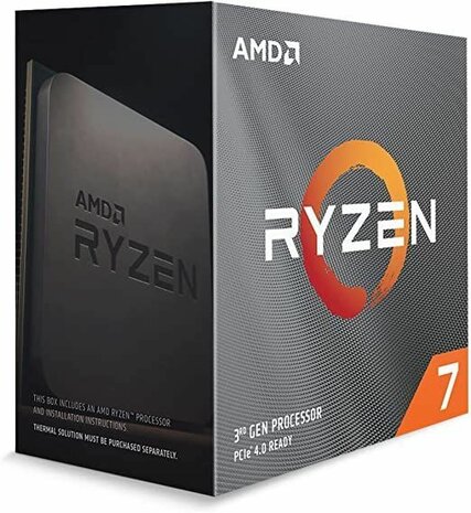 Socket AM4 : Ryzen 7-5700X, 3,4 GHz, 8-cores, 16 threads, 32 MB cache