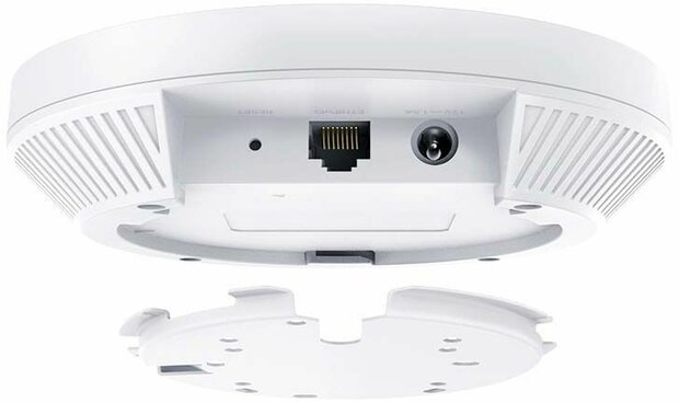 Omada EAP613 V1 Radio access point (Wi-Fi 6, 2,4 GHz, 5 GHz, cloud-managed, wall/ceiling mountable)