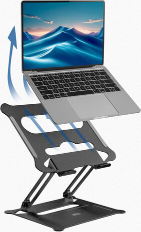 Office Notebook stand (foldable, 15,6&quot;, zwart)