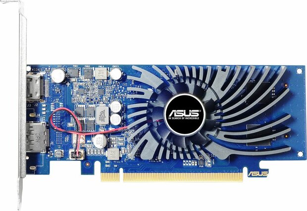GeForce GT1030-2G-BRK (PCI-E 3.0, low-profile, 2 GB GDDR5, 1468 MHz, HDMI, DisplayPort)