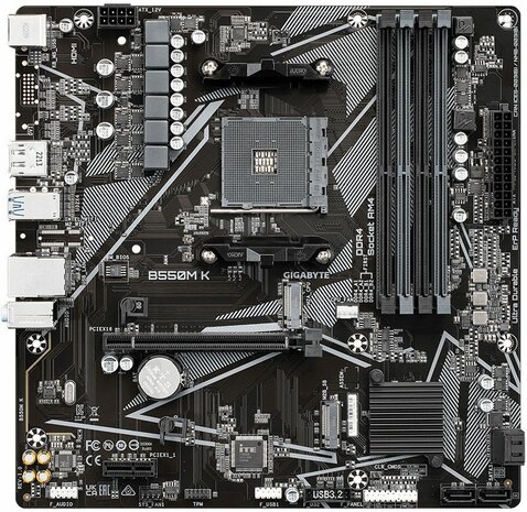 Socket AM4 : B550M K (DDR4, M.2, DisplayPort, HDMI, mATX)